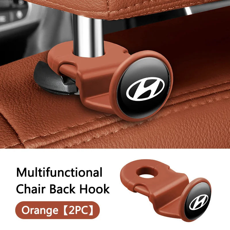 Car Interior Hanging Storage Hook Clips Organizer For Hyundai N ix25 ix35 i10 Solaris Santa Fe Sport IX45 Elantra Accessories