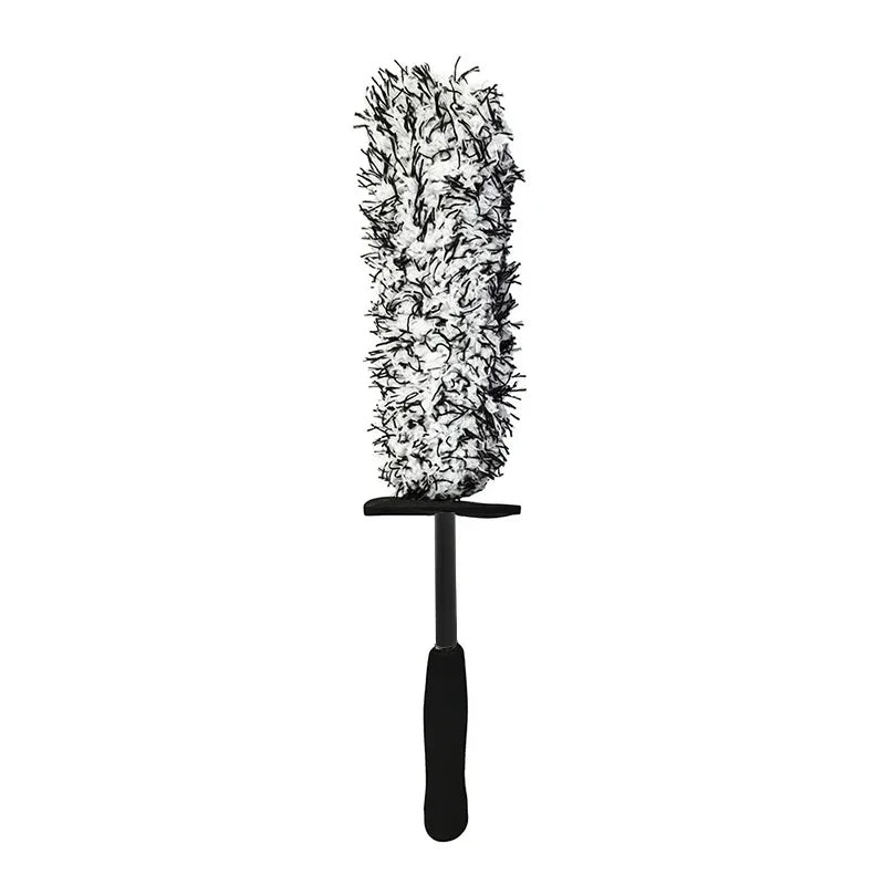 New Removable Ultra Soft Flat Microfiber Wheel Brush Thin Wheel Cleaning Brush Car Wash & Cleaning Supplies for Car Care Washing