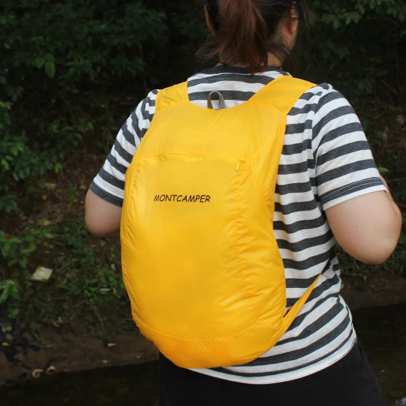 16L Ultralight Foldable Backpack 20D Nylon Water‑Repellent Packable Daypack,Portable Outdoor Backpack for Hiking Travel Camping