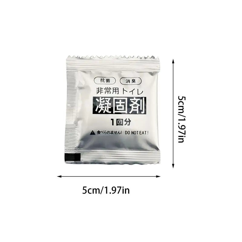 Camping Toilet Powder Liquid Waste Gelling Deodorizing Powder Eco Absorbent Gel Camping Toilet For Travel Portable Toilet