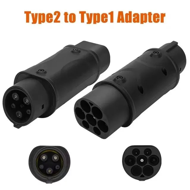 New Electric Vehicle Charging Connector Type 2 to Type 1 J1772 EV Adapter Type 2 to GBT EVSE Charger Type1 to GBT EV Adaptor