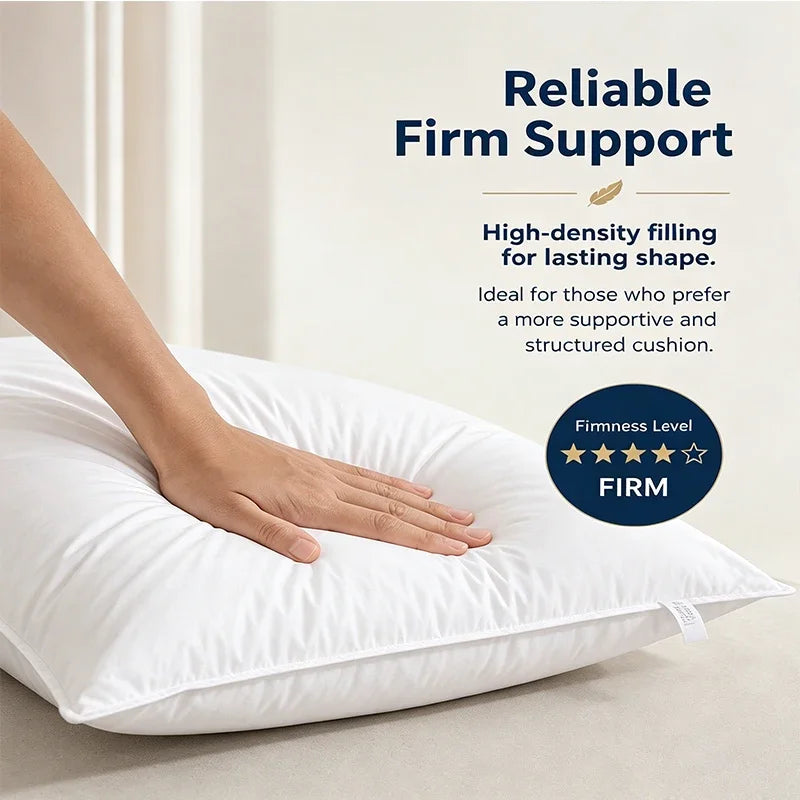 40x60 50x70 45x70cm 100% Cotton Goose Down Pillow Backrest Seat Sofa Chair Sitting Waist Footrest Bed Cushion Pad Pillow Filling
