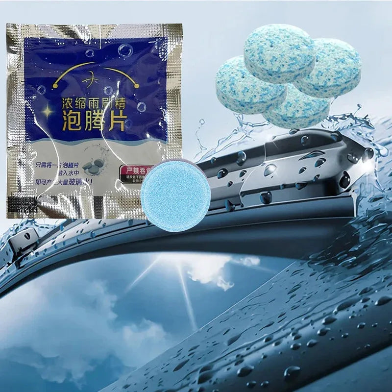 1-50PCS Solid Car Windshield Cleaners Effervescent Tablets Cleaning Windshield Window Glass Dust Wiper Car Wash Tool Car Accesso