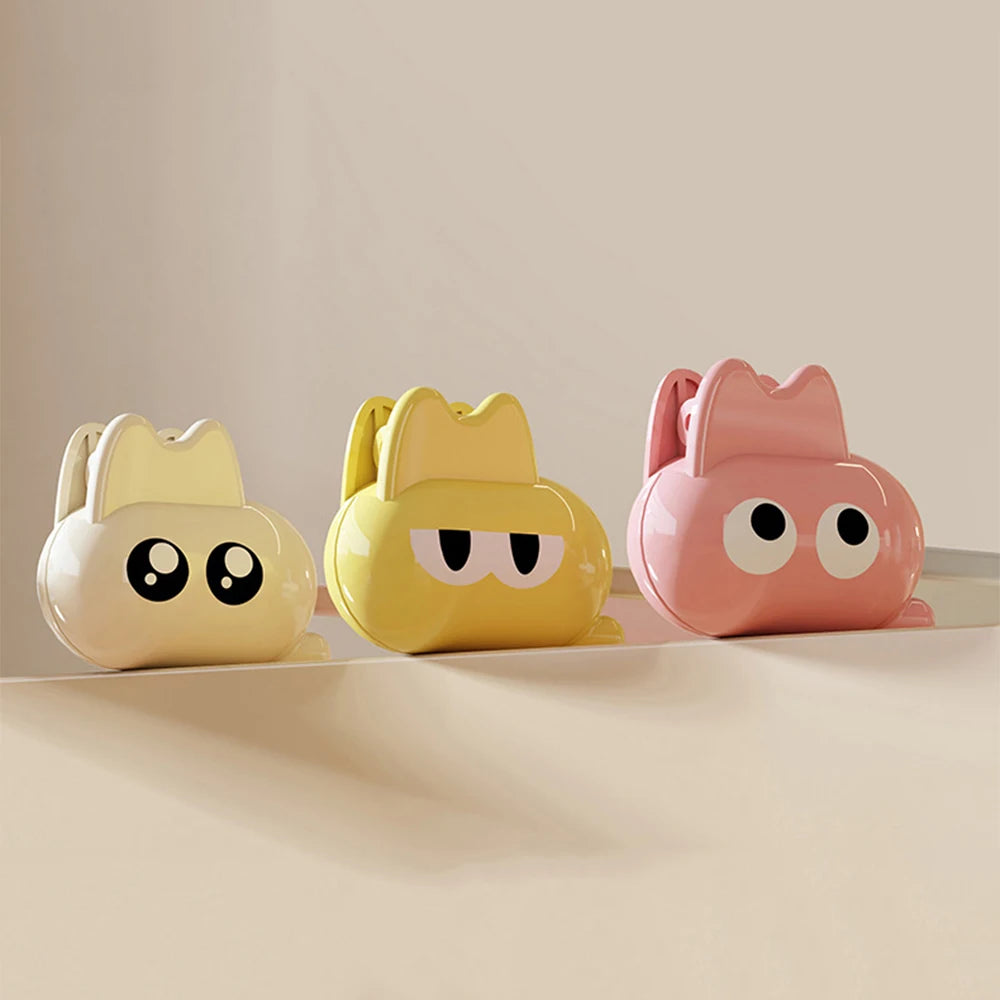 Kawaii Cat Toothbrush Head Cover, Dopamine Color Dustproof Toothbrush Protective Cap for Travel Bathroom