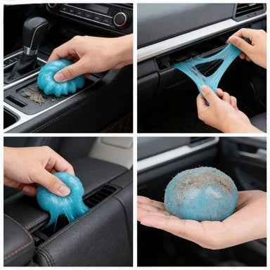 Magic Car Cleaning Gel - Reusable Dust Remover Putty for Air Vent Keyboard Crevice Deep Clean nettoyage voiture interieur