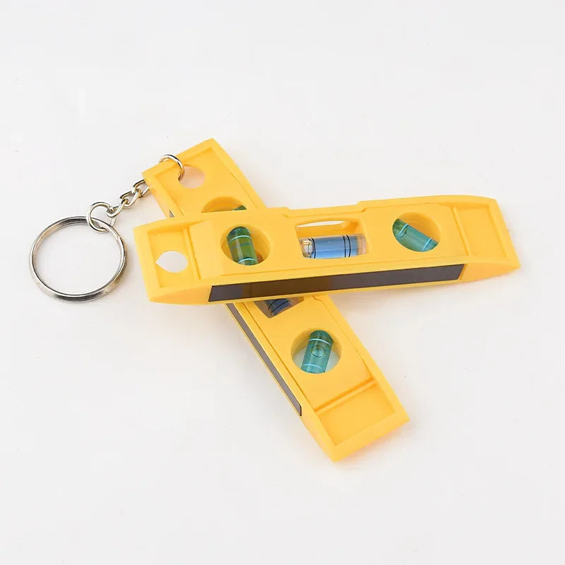 Mini 3 Bubble Level with Keychain Bubble Level Vertical Horizontal Gradienter Measuring Furniture Appliance Installation Level