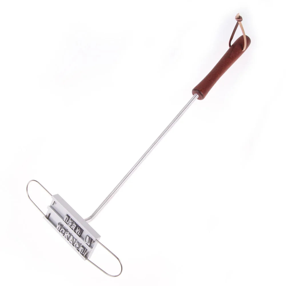 DIY BBQ Branding Iron with 55 Letters Steak Meat Branding Stick Practical Tool Set Barbecue Accessories for Family Party Picnic