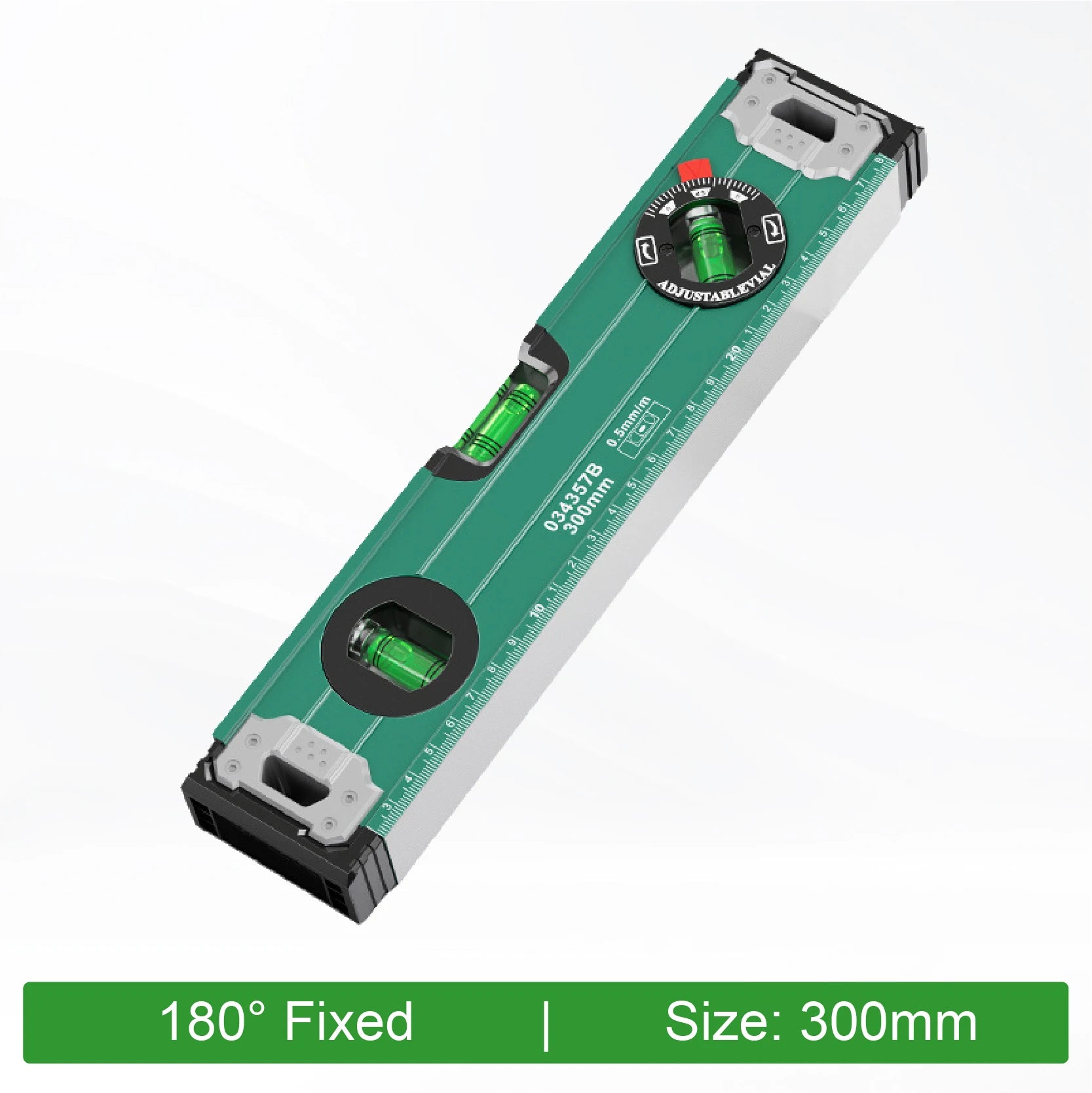Q01 Magnetic Spirit Level Aluminum Alloy Bubble Level Ruler Adjustable Angle High Precision Shockproof Measuring Tool