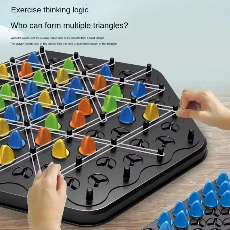 Triangle Chess Splendor Duel Board Game Strategy Game for Kids and Adults Fun Family Game Logic Chess Track Tables Game