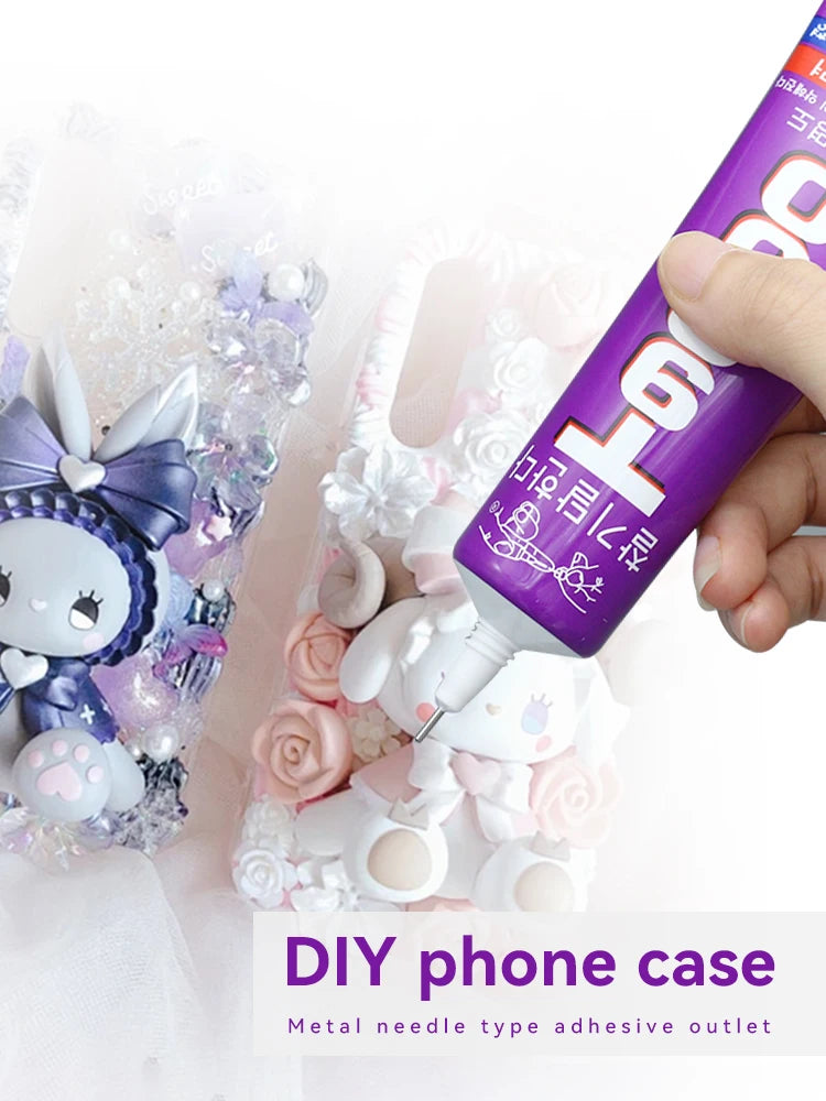 2pc Glue Mobile Screen t9000 Suer Strong Adhesive 15ml 50ml 110ml for Handmade Jewelry Acrylic Diamond  Fabric Textile Rhinesone