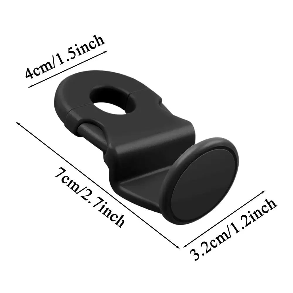 Car Headrest Hook Anti-Slip Universal Folding Hanger Holder Car Bag Hooks for Travel Road Trip Commute Business Outdoor Camping