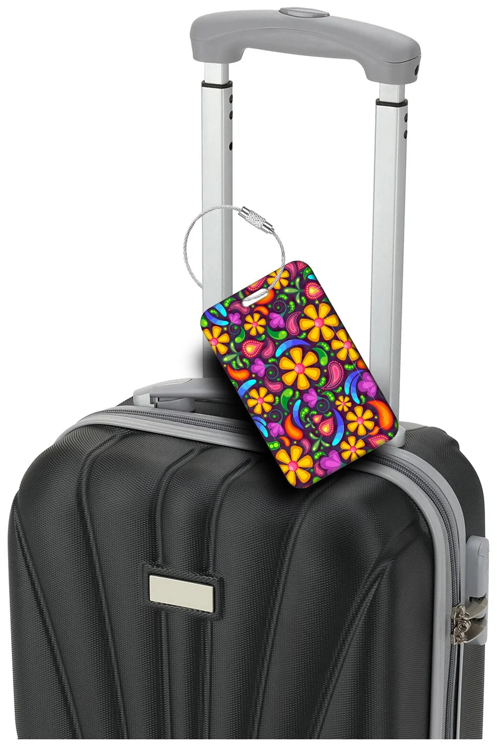 Colorful Artistic Patterns Luggage Tags Suitcase ID Address Name Holder Colorful Baggage Tag Label Travel Suitcase Accessories