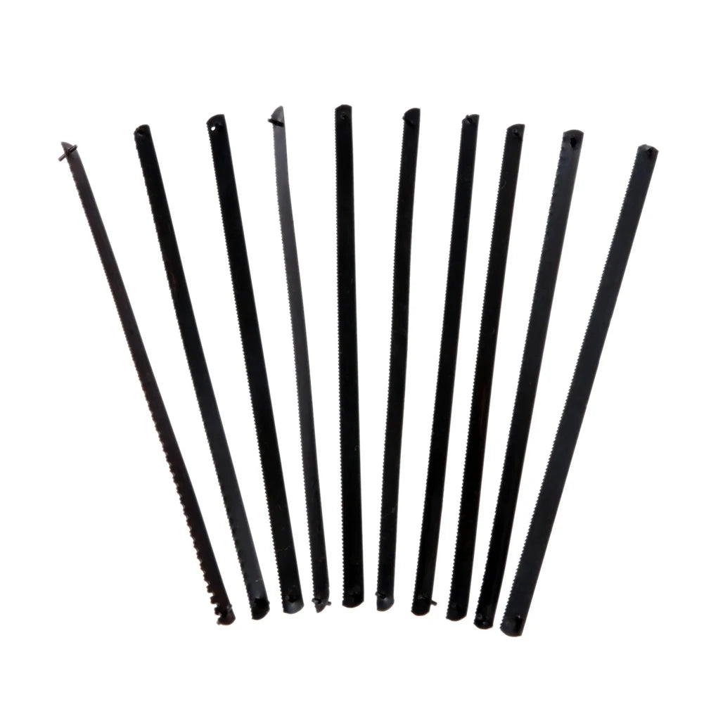 10Pcs 6Inch 24T Mini Hacksaw Blade Multifunctional Saw Blade Metal Plastic Cutting 150mm Hacksaw Universal Cutting Blades Tool