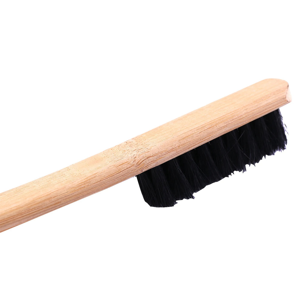 2X Auto Engine Cleaning Brush Car Rim Wheel Tire Cleaning Multi-Function Bamboo Handle Mane Brushes Car Wash Cleaning