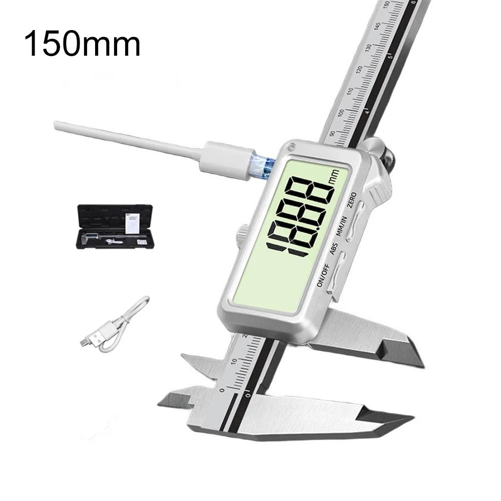 Rechargeable Digital Vernier Caliper: High For Precision Measurements With USB-C Rechargeable Digital Vernier Caliper Hand Tools