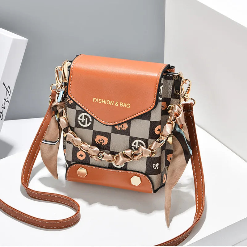Mobile Phone Bag Women's New Summer Fashion Mini Bag Fashion Single Shoulder Crossbody Good-looking Suitable Daily Collocation