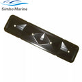 814702 Push Rod Cover For Mercruiser GM 2.5L 3.0L 4cyl Compatible with Volvo 3853130 853138