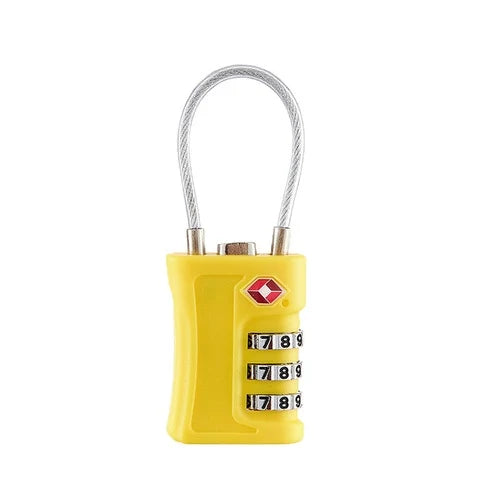 TSA Customs Lock 3 digits Travel Password Changeable Lock Digital Lock Zinc Alloy Suitcase Luggage Anti-theft Lock for Airplane