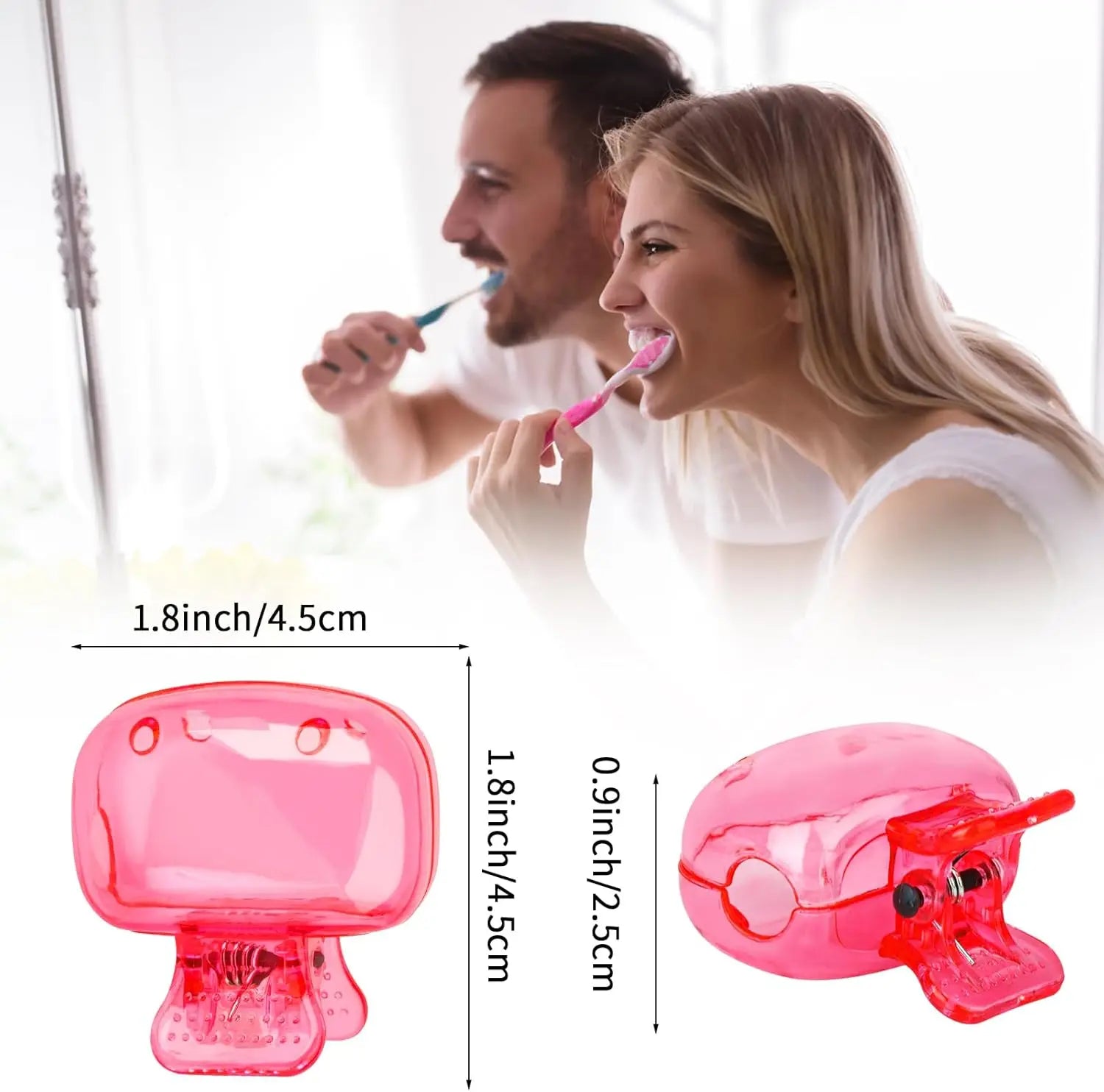 4/6/10Pcs Toothbrush Covers Portable Toothbrush Coverings Clips for Protector Toothbrush Storage Head Cap for Bathroom Travel