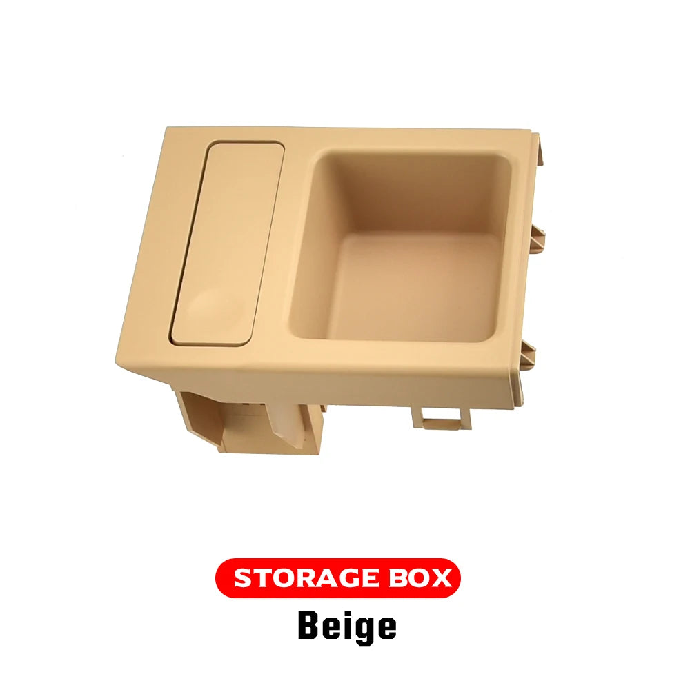 New Double Hole Car Styling Front Center Console Storage Box Coin + Cup Holder For Bmw 3 Series E46 323i 318I 98-06 51168217953