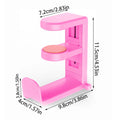 Headphone Stand Adjustable Clamp-On Under Desk Hanger 360 Degree Swivel & Cable Clip Organizer Headphone Headset Holder