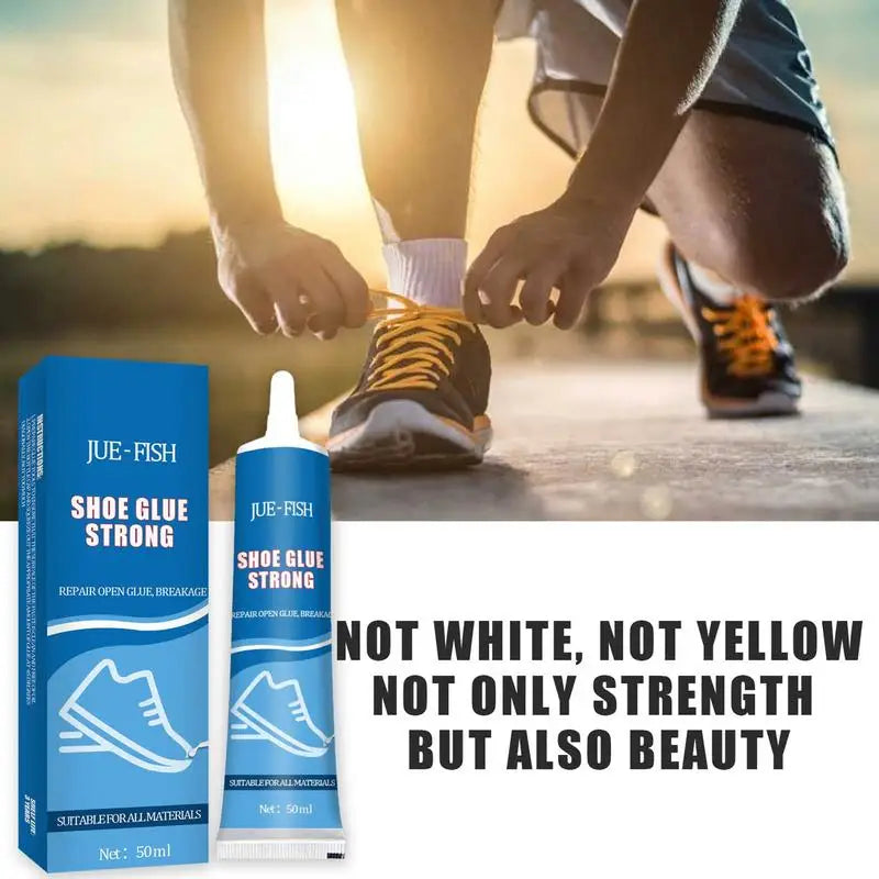 2pcs 50mL Strong Shoe Glue Adhesive Worn Shoes Repairing Glue Sneakers Boot Sole Bond Adhesive Shoemaker Fix Mending Liquid Tool