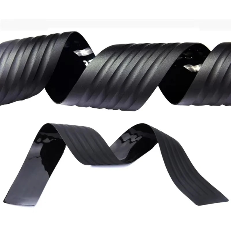 Universal Car Trunk Door Guard Strips Sill Plate Protector Rear Bumper Guard Rubber Mouldings Pad Trim Cover Strip