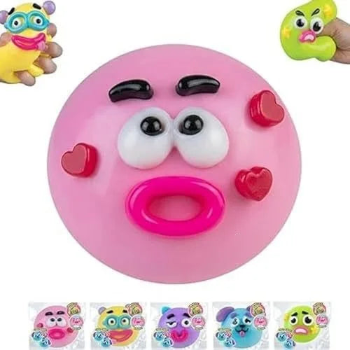Curiosities NEW Smushers Squishy Dog Face Swap Toy Soft Moldable Cute Slow Rise Squeeze Relaxing Sensory Play for Kids