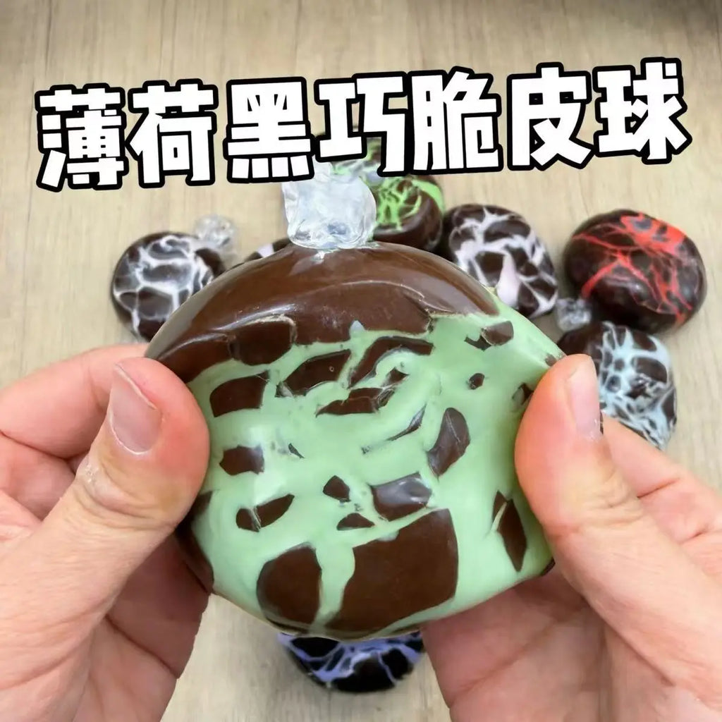 Fruit Crispy Pinch Stress Relief Toy Clay Handmade Ball Wax Pinch With Crispy Sound Soft And Slow Rebound Relaxing Toy Squeeze