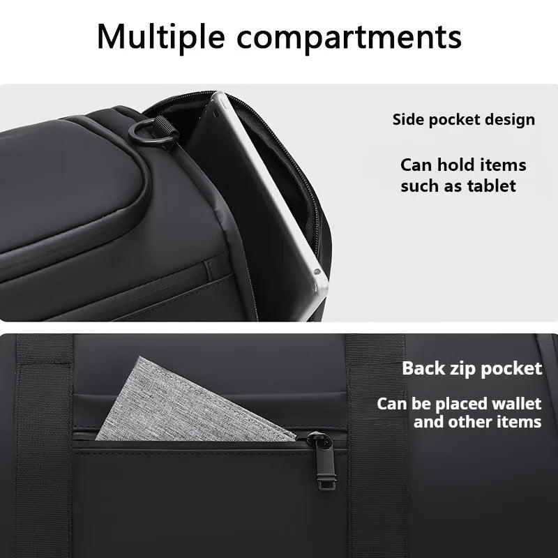 Large Capacity Travel Duffel Bag - Durable Oxford Cloth, Spacious & Stylish Sports Gym Bag Weekend Overnight Bag For University