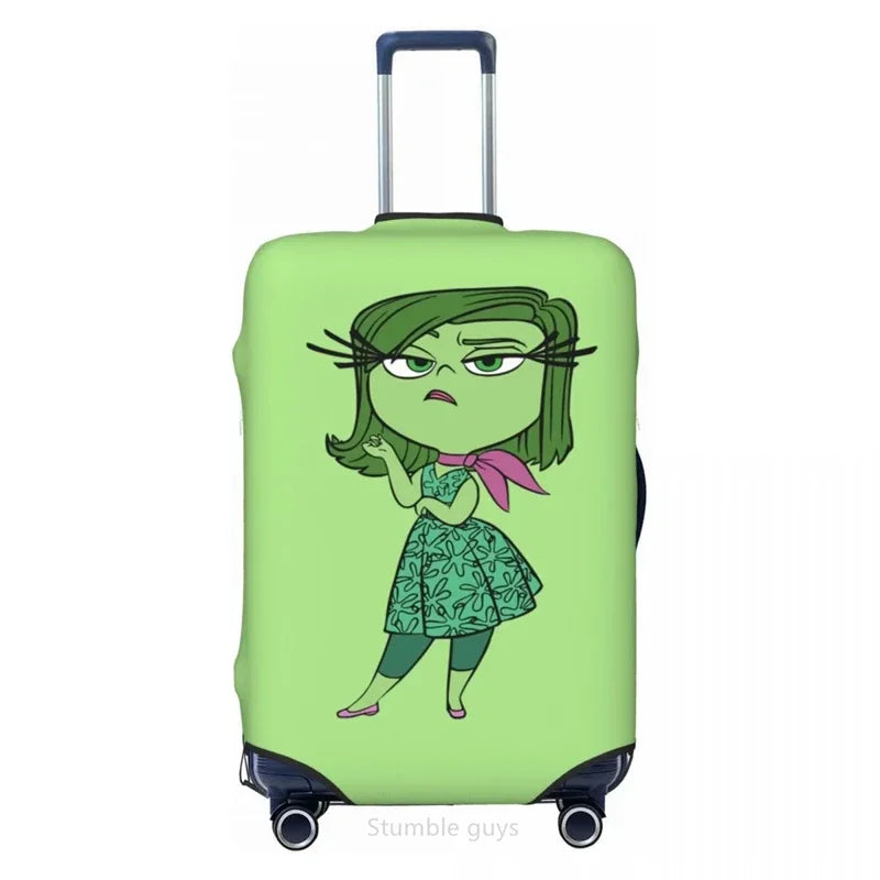 Universal Elastic Suitcase Cover Isides Print For 18-32 Inch Luggage Dustproof Anti-Scratch Washable Travel Essential Accessory