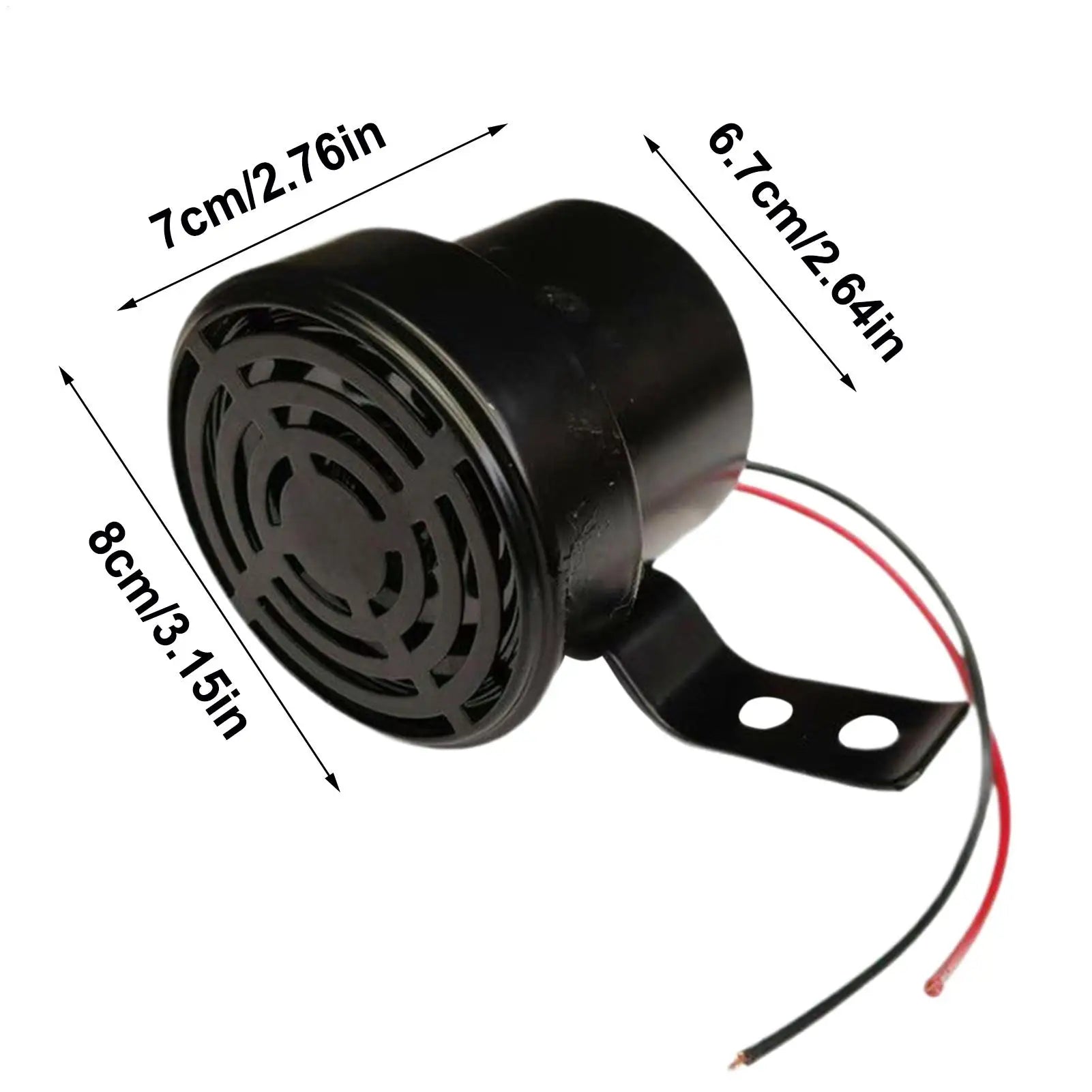 12V-80V Dog Barking Horn For Motorcycle Electric Vehicle Loud Trumpet Sound Unique Car Modification Accessory Replacement Part
