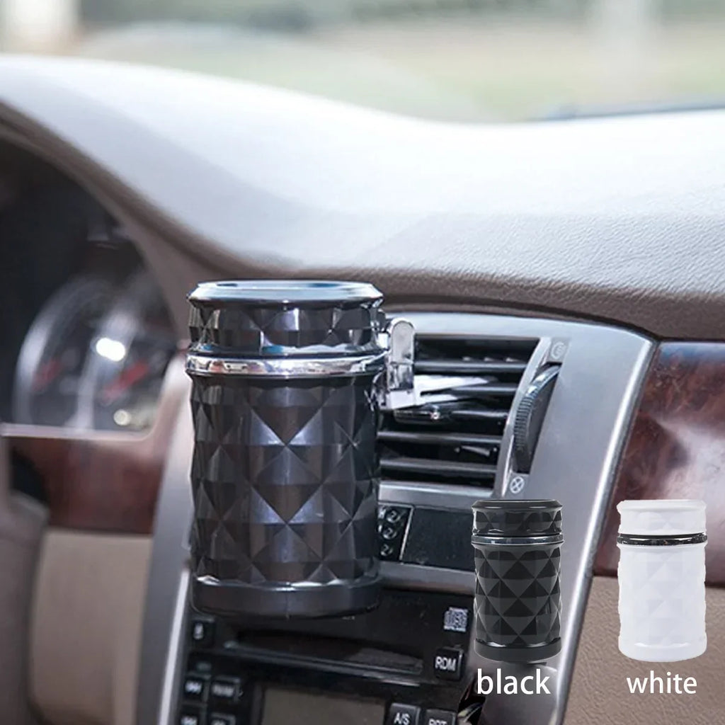 Car Cigarette Ashtray Cup With Lid With LED Light Portable Detachable Vehicle Ashtray Holder Cigarette Ashtray Auto Accessories
