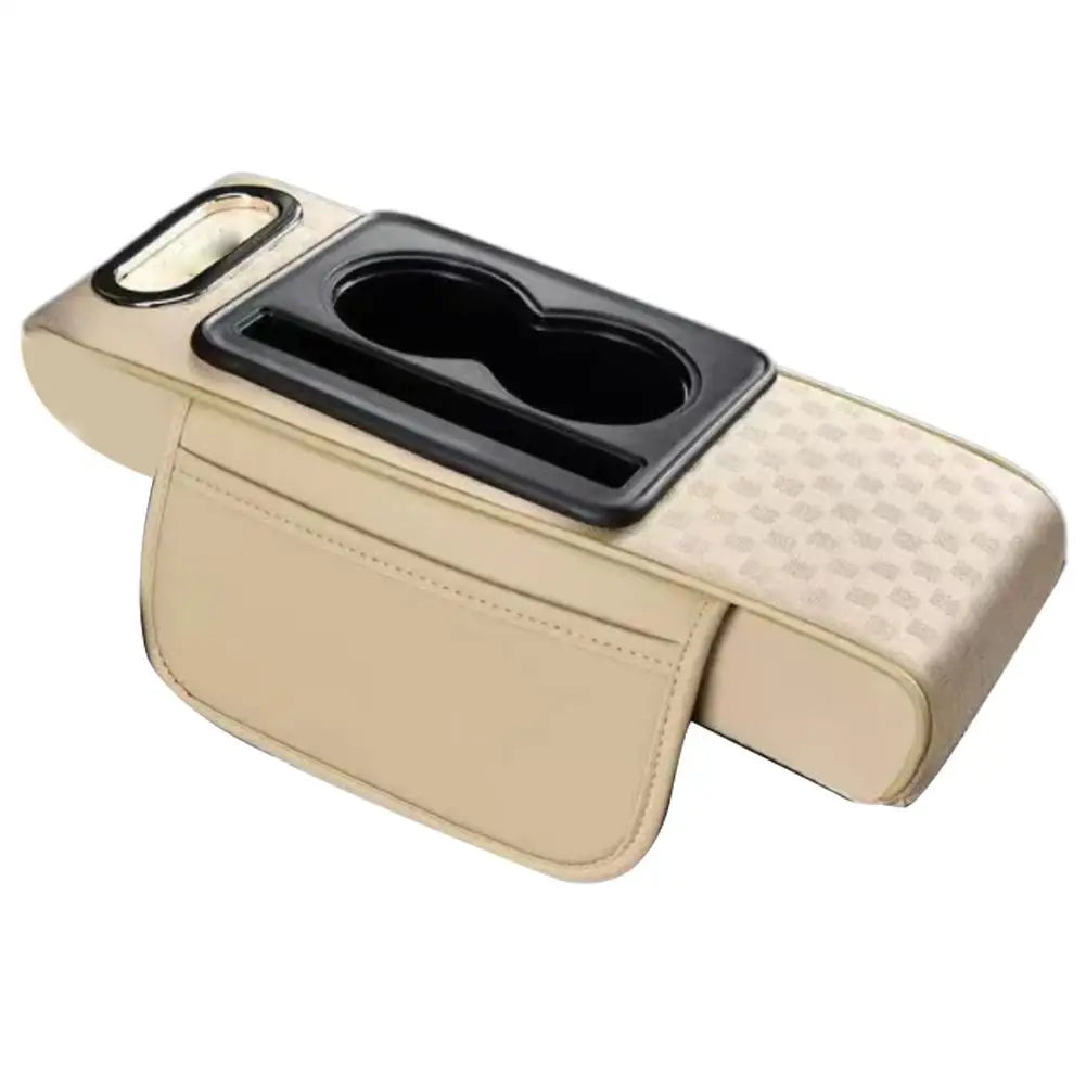 Car Tissue Box Central Elbow Heightening Pad Universal Car Armrest Box Mat Storage Bag Multi-function Car Interior Storage Box