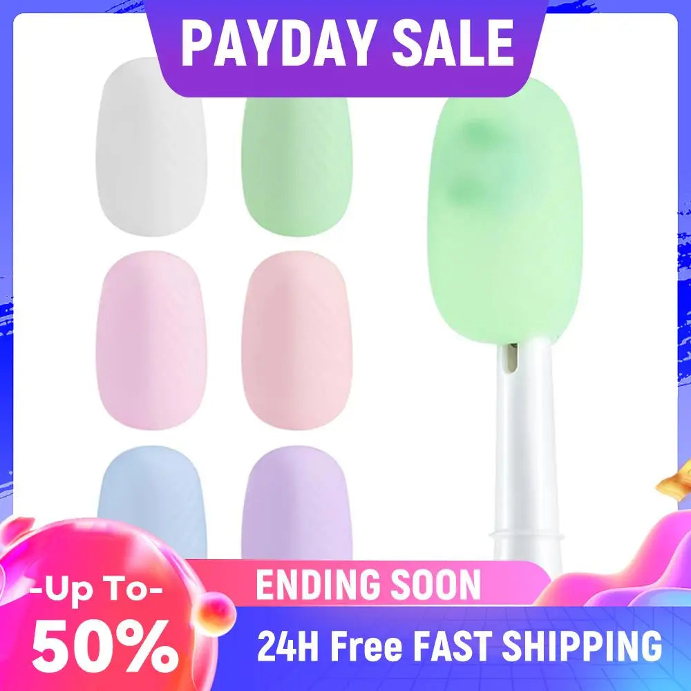 6Pcs Silicone Toothbrush Covers  Toothbrush Caps Reusable Toothbrush Covers Caps for Electric & Manual Toothbrush Heads