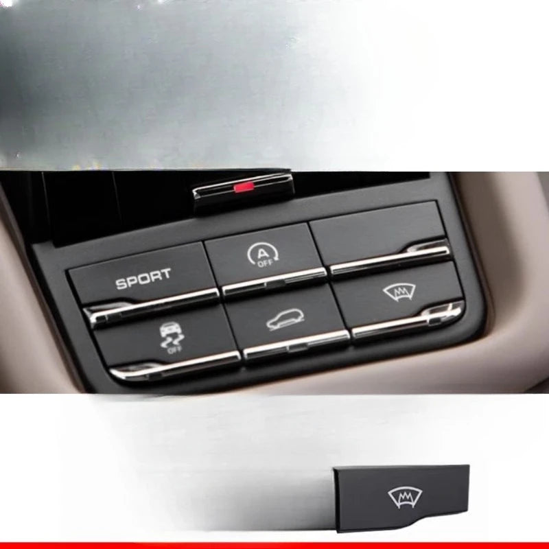 1pc For Porsche Cayenne Center Button Sport Mode Auto Start-Stop Anti-skid Body Balance Button Switch