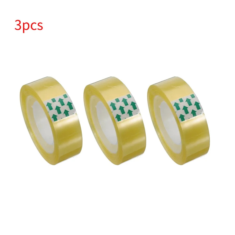 Transparent Tape Office Tape for Home and School Multifuntion High-viscosity Adhesive Tape Refills Wrapping Tape Roll