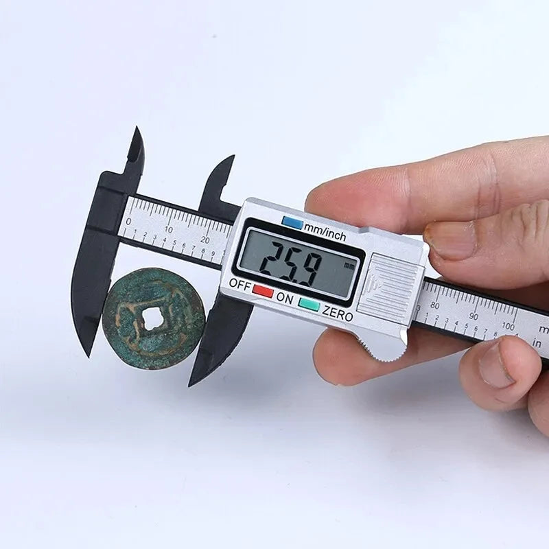 1PC Plastic Vernier Caliper New Caliper Mini Text Play Caliper Student Vernier Ruler 0 to 150mm Measuring Tool