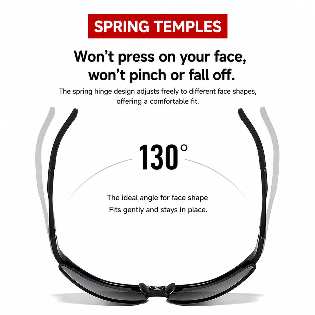 Photochromic Sunglasses Men Polarized Day Night Driving Chameleon Glasses Anti-Glare Change Color Sun Glasses