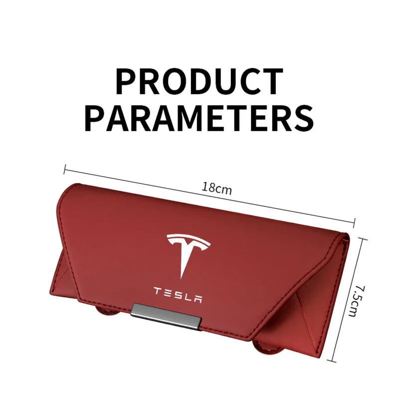 Tesla Model Y Juniper Tesla Model 3 S X Highland Body Kit interior Accessories Car Sunglasses Glasses Holder Glasses Case Clip