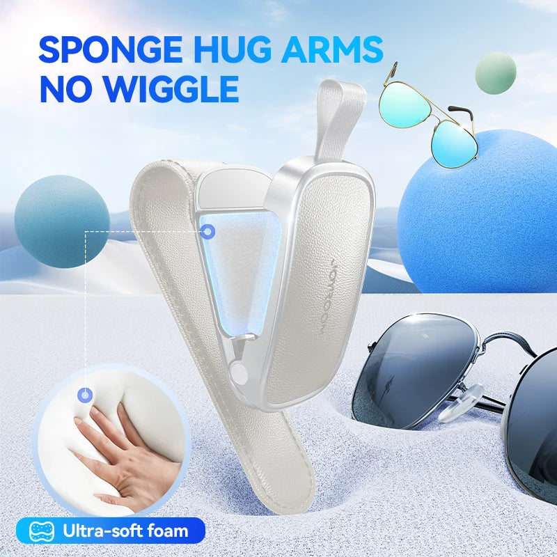 Joyroom Car Sun Visor Eyeglass Holder Universal Eyeglasses Clip Car Sunglasses Holder Card Ticket Holder For Car Accessories