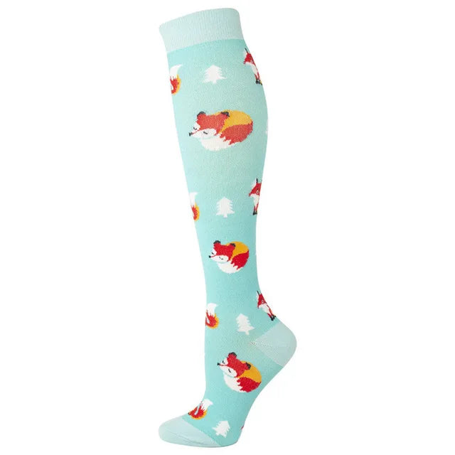 Compression Stockings Men Women Crossfit Golfs For Running Anti-slip Outdoor Sports Compress Nursing Varicose Veins Anti Fatigue
