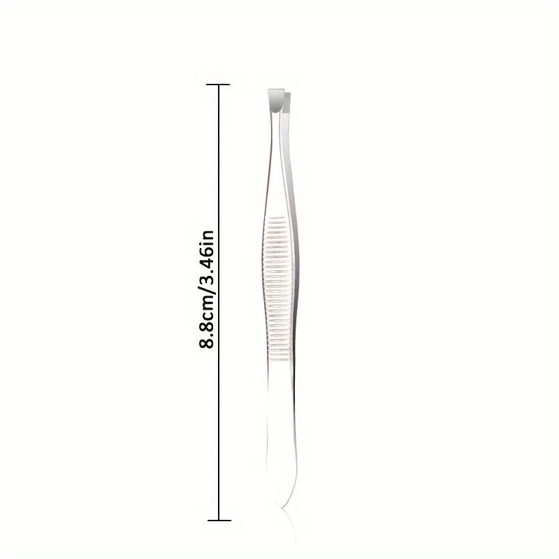 1/11/24 Pcs Tweezers Bulk Pack Stainless Steel Bulk Tweezers Designed for Effortless Eyebrow Plucking Remove Beard Makeup Tools