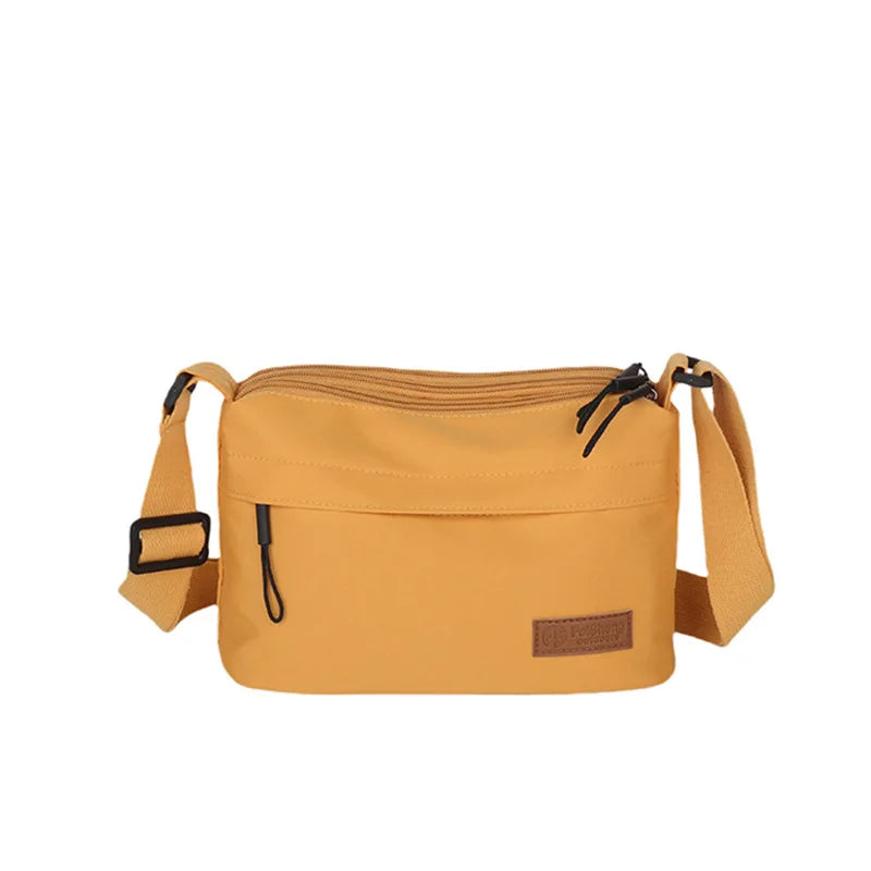 Fashion Multi Pocket Single Shoulder Bag Reusable Simple Versatile Messenger Bags Large Capacity Tote Bags for Women
