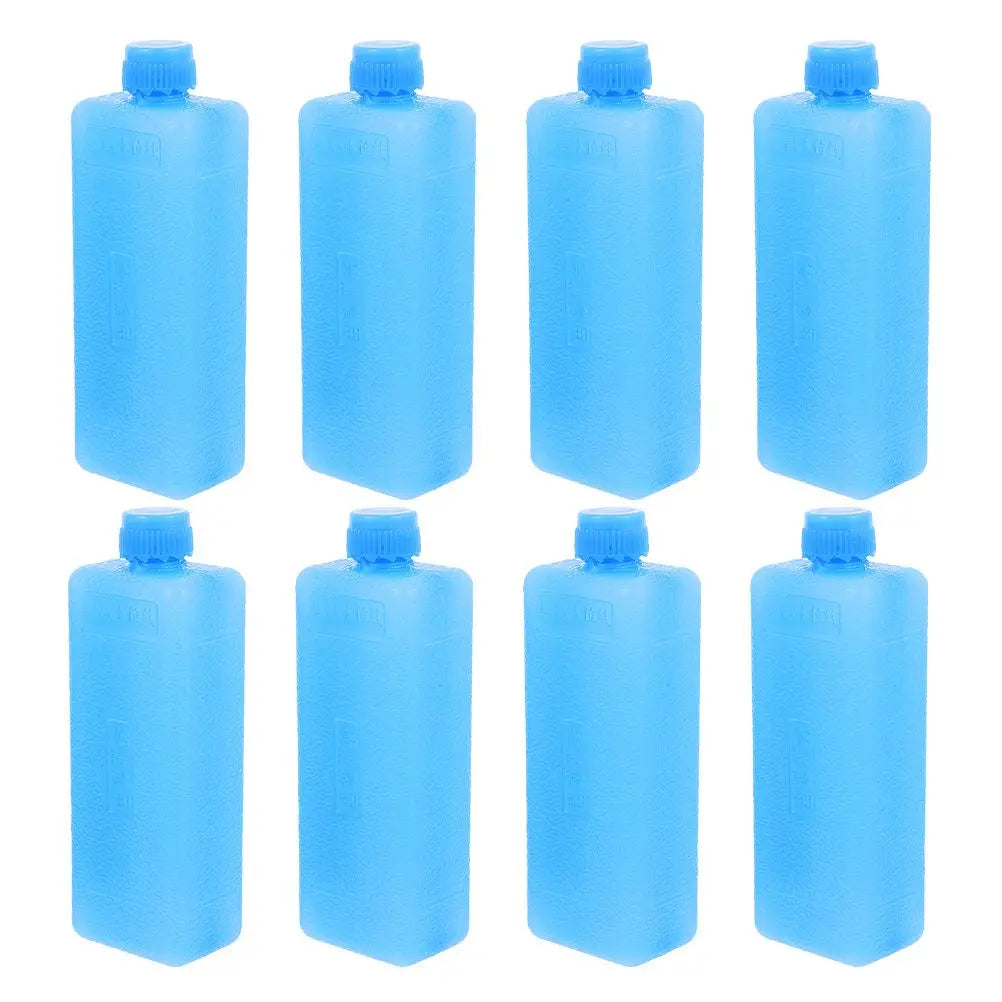 8pcs Cooler Ice Packs Ice Crystal Boxes Reusable Freezer Packs Long Lasting Cooler Ice Blocks Box For Lunch Boxes Camping Picnic