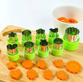 Vegetable Cutter Shapes Stainless Steel Durable DIY Fruit Cookie Stamps Cake Food Cutting Mold Kitchen Tool