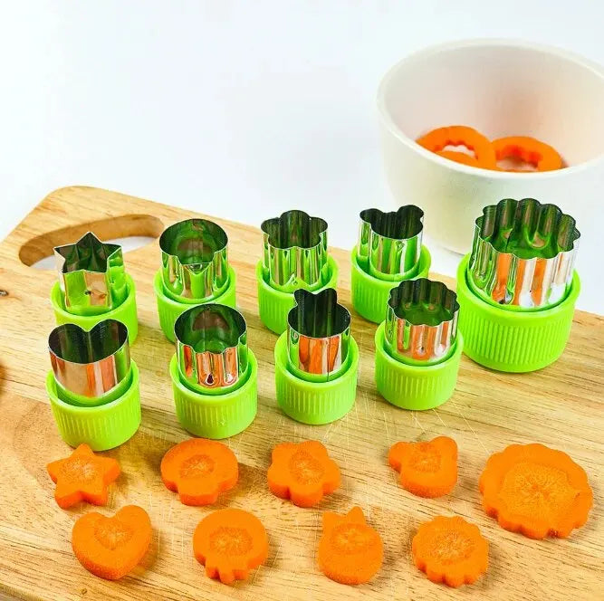 Vegetable Cutter Shapes Stainless Steel Durable DIY Fruit Cookie Stamps Cake Food Cutting Mold Kitchen Tool