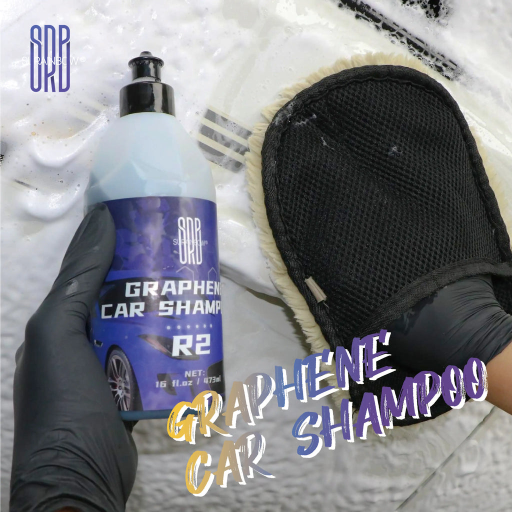 Graphene Car Wash Soap - High Foaming Graphene Infused Car Soap - Ads Hydrophobicity, Powerful Cleaner & Protection,16 oz/473 ml