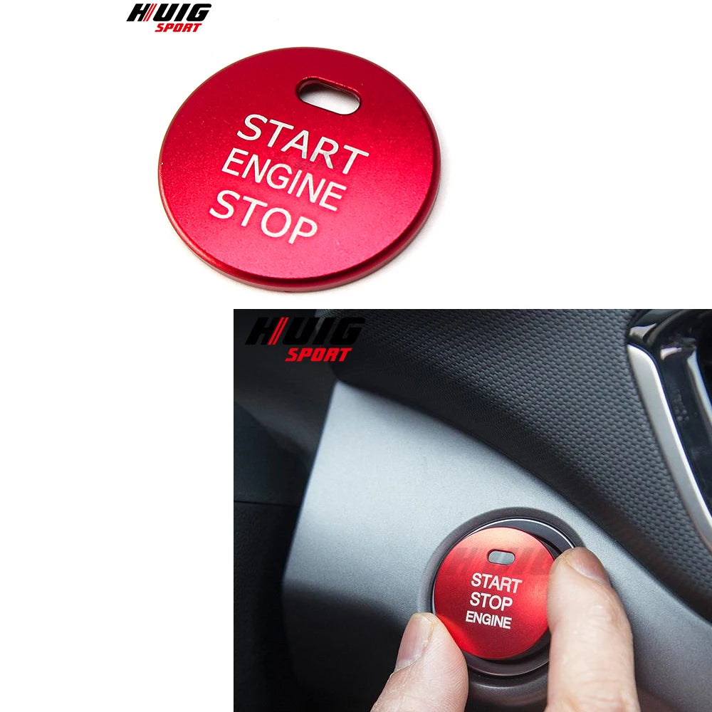 For Hyundai Elantra AD/Avante Car Interior Engine Start Stop Button Push Ring Cover Trim 2017-2020 For Hyundai I30 2017-2022