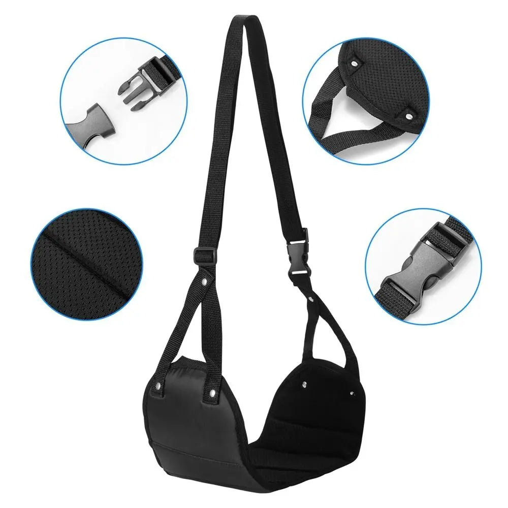 Adjustable Memory Foam Travel Airplane Footrest Hammock Leg Hammock Foot Hanger Furniture Hanging